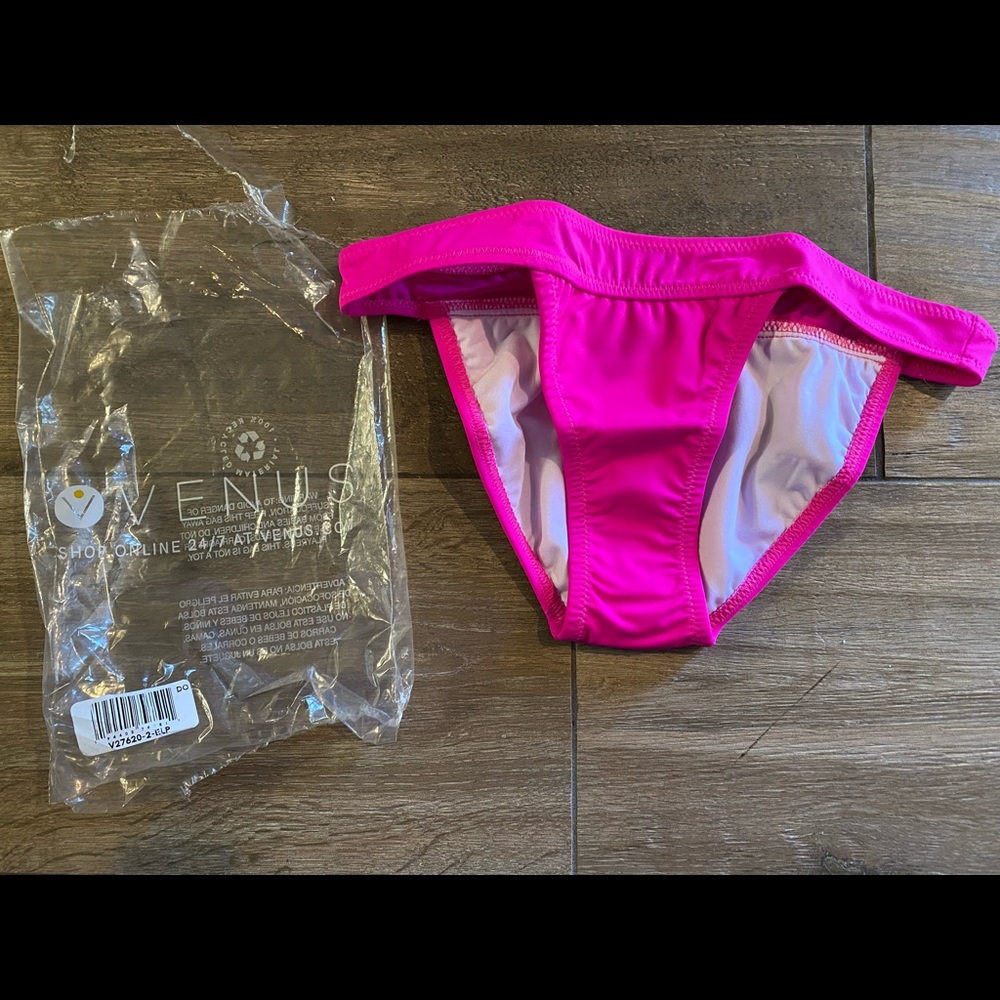 Pink swim suit bottoms